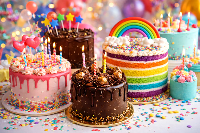 Cakes and celebration desserts